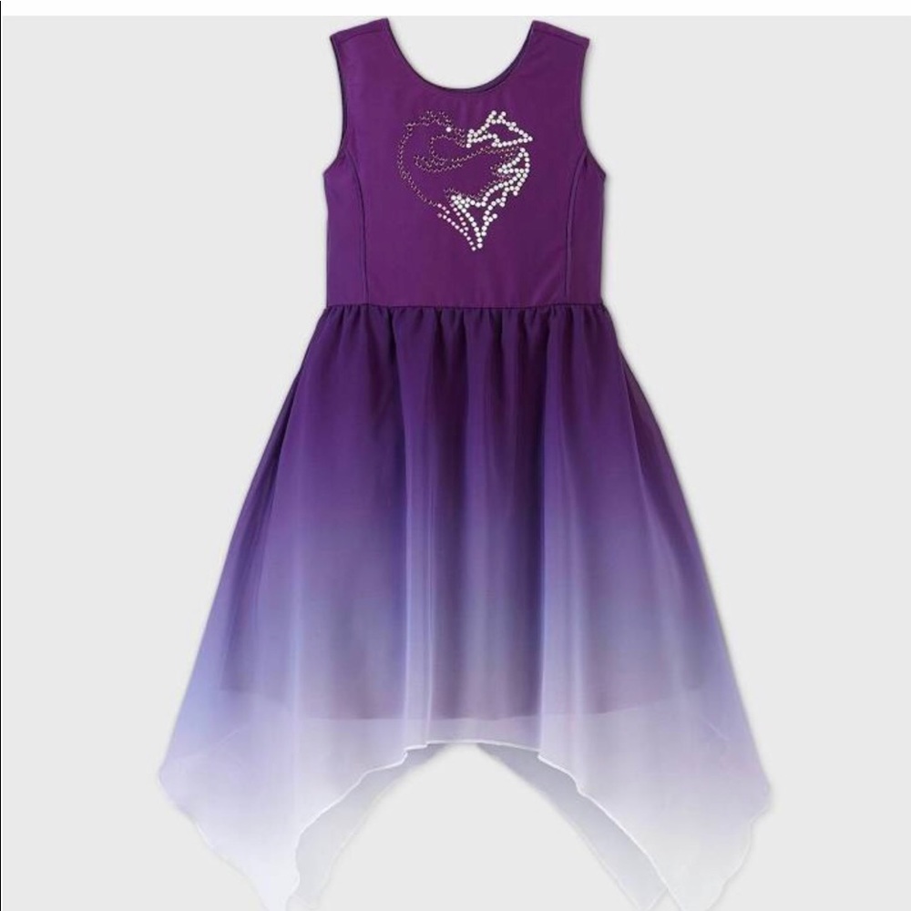 Disney The Descendants Mal Purple Wedding Dress XL 14-16 NWT